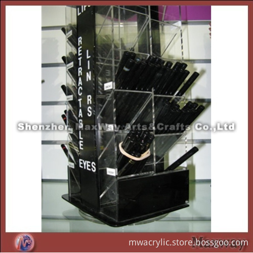 Grand Black High Quality Acrylic Lipstick Display Rack
